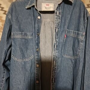 Men's Blue Denim Shirt